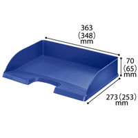 ライツ レタートレー スタンダードブルー A4ヨコ 5218-00-35 アコ・ブランズ・ジャパン