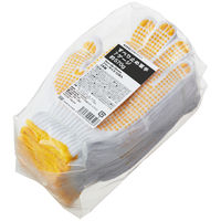 【滑り止め軍手】 アスクル 「現場のチカラ」 すべり止め軍手薄手 7ゲージ フリーサイズ 白 1袋（12双入）  オリジナル