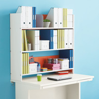 アスクル ビジネスアシスト 机上ラック オレンジ 幅1180mm 1台 オリジナル