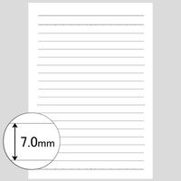 【アスクルオリジナルノート】 A6　48枚　A罫7mm　50冊  オリジナル