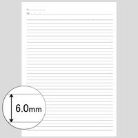 【アスクルオリジナルノート】 セミB5　40枚　B罫6mm　10冊  オリジナル