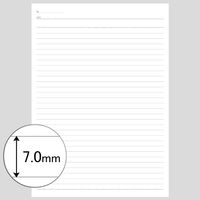 【アスクルオリジナルノート】 セミB5　30枚　A罫7mm　50冊  オリジナル