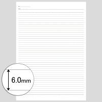 アスクルオリジナルノート　A4　40枚　B罫6mm　50冊  オリジナル