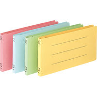 コクヨ　フラットファイルＶ（樹脂製とじ具）　統一伝票用（B4 1/3ヨコ）　150枚とじ　緑（グリーン）　フ-V49G　1袋（10冊入）