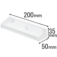 リヒトラブ(LIHIT LAB.) マグネットポケット トレー 白（ホワイト） A7385-0 5個
