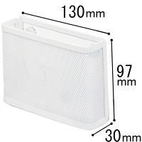 マグネットポケット メモ・ハガキ 白 5個 A7391-0 リヒトラブ