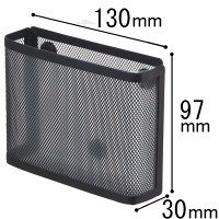 マグネットポケット メモ・ハガキ 黒 5個 A7391-24 リヒトラブ