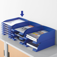 ライツ　レタートレー　スリム　ホワイト　A4タテ　10個　5237-00-01