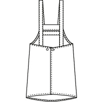フォーク ワコールHIコレクション エプロン（アーガイル柄） ピンク L HI500-3