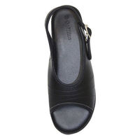 コマリヨー シングルバンドライトサンダル 150-BLK 1足　ナースサンダル