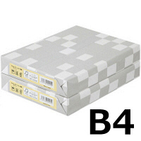 アスクル　カラーペーパー　B4　クリーム　1セット（500枚×2冊入）  オリジナル