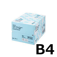 アスクル　カラーペーパー　B4　ブルー　1箱（500枚×5冊入）  オリジナル