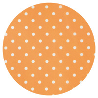 リブドゥコーポレーション ヴェール 食事用 介護用 エプロン 水玉柄オレンジ 92095 1枚