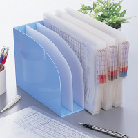 リヒトラブ　ブックスタンド　5ブロック　水　G1650　1セット（2個：1個×2）