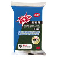 キッチンスポンジ ハードタイプ スコッチ・ブライト スポンジエース イエロー Lサイズ 1セット（5個）ACE L YEL スリーエム