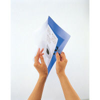 コクヨ（KOKUYO） クリヤーホルダー＜カラーズ＞A4 マリンブルー フ-C750-5 1袋（5冊入）（直送品）