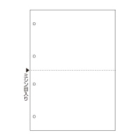 ヒサゴ A4ノーカーボン白紙2面4穴 BPC2003 1パック(100枚入)（取寄品）
