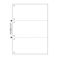 ヒサゴ A4ノーカーボン白紙3面6穴 BPC2005 1パック(100枚入)（取寄品）