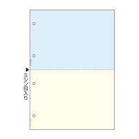 ヒサゴ A4ノーカーボンカラー2面4穴 BPC2011 1パック(100枚入)（取寄品）