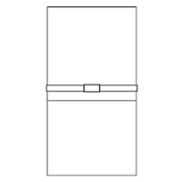 今村紙工　黒銀7本　短冊3枚付　不祝儀袋　E5-601　30枚（5枚×6袋）