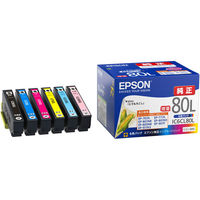 エプソン (EPSON) IC6CL80L(とうもろこし) 純正インクカートリッジ 6色パック(大容量) 1個