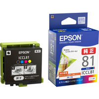 エプソン (EPSON) ICCL81(ソフトクリーム) 純正インクカートリッジ 4色一体タイプ 1個