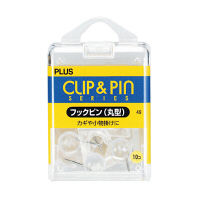 プラス　フックピン　丸型　CL　CP-102L　１セット１０個×３　（直送品）