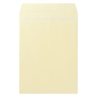 ムトウユニパック ナチュラルカラー封筒 角2（A4） クリーム　テープ付 500枚（100枚×5袋）