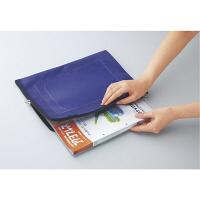 コクヨ　事務用連絡ケース＜シャトルバッグ＞A4メール便サイズ・青　クケ-M2914B