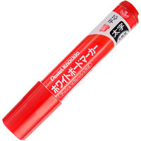 ぺんてる ホワイトボードマーカーノックル 太字平芯 赤 EMWL6W-B 1箱（10本入）