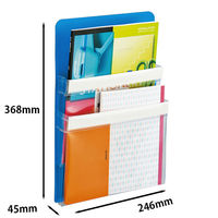 コクヨ マグネットポケット2段タイプ K2マク-MPWA4B 1個