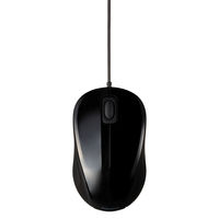 有線マウス　静音　3ボタン　小型サイズ　ブルーLED　MA-ASBL2BK　サンワサプライ　1個（直送品）