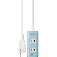 パナソニック ザ・タップQ ブルー 2P式 3個口 2m WHA2423LP 1個
