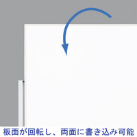 プラス  WBシリーズ 両面スチールホワイトボード 幅1907mm イレーザー付 1台（2梱包）