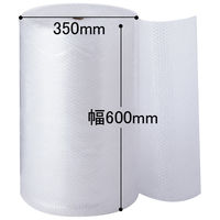川上産業 プチプチ（R） エアークッション 幅600mm×42m巻 半透明 d38 1セット（4巻：1巻×4）