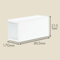 Like-it（ライクイット） 【幅170mm】吉川国工業所 ユニコム 収納ケース 170引き出しM 白 UC-01 1セット（3個：1個×3）