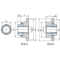 椿本チエイン RS35 ロックスプロケット Nタイプ RS35ー1B35TQーN315B 1個（直送品）