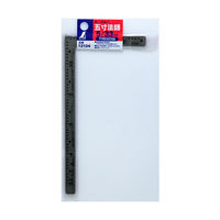 シンワ測定 曲尺小型五寸法師ステン5×2.5寸 表裏同目 12104 1本