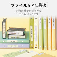 エレコム なまえラベル(ファイル用・小) EDT-KNM9 1パック(16面×12シート