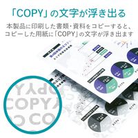 エレコム 個人情報保護法対策用紙 コピー予防用紙100枚 KJH-NC02 1個（直送品）