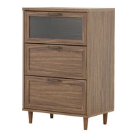 佐藤産業 Cerise POWRY（ポーリー） チェスト ブラウン 幅600×奥行398×高さ902mm PW90-60H_BR 1台（直送品）