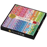 ショウワグリム 40柄プリント千代紙 231986 1セット(5冊)