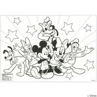 サンスター文具 B5らくがきちょう R柄 DC ミッキーマウス 7122809R 1セット(10冊)