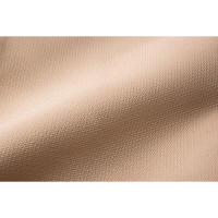 川島織物セルコン 1.5倍ヒダ 2つ山 裏地付1級遮光カーテン 幅100×丈230cm オレンジベージュ 1セット（2枚）（直送品）