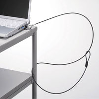 バッファロー（BUFFALO） ピンシリンダー錠ワイヤーロック（統一キー対応） 統一キーNo.1 BSL05S01 1台（直送品）