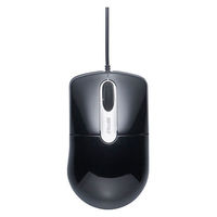 バッファロー 有線光学式マウス　静音／３ボタン　Ｍサイズ　ブラック BSMOU27SMBK 1台（直送品）