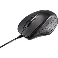 バッファロー　有線マウス　ブラック　IrLED式/3ボタン/1000dpi/簡易パッケージ対応　BSMRU21BKZ（直送品）