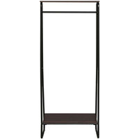 アイリスオーヤマ スタイルハンガー ハンガーラック ボード2枚付 幅64×奥行40×高さ151.2cm 衣類収納 収納ラック ブラック PI-B2 １台