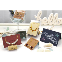 ササガワ 【OW】カード はがき大 クラフト 16-3051 1セット(1冊(20枚)×5)