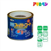 アサヒペン 水性スーパーコート 1/5L （新茶） 9011384（直送品）